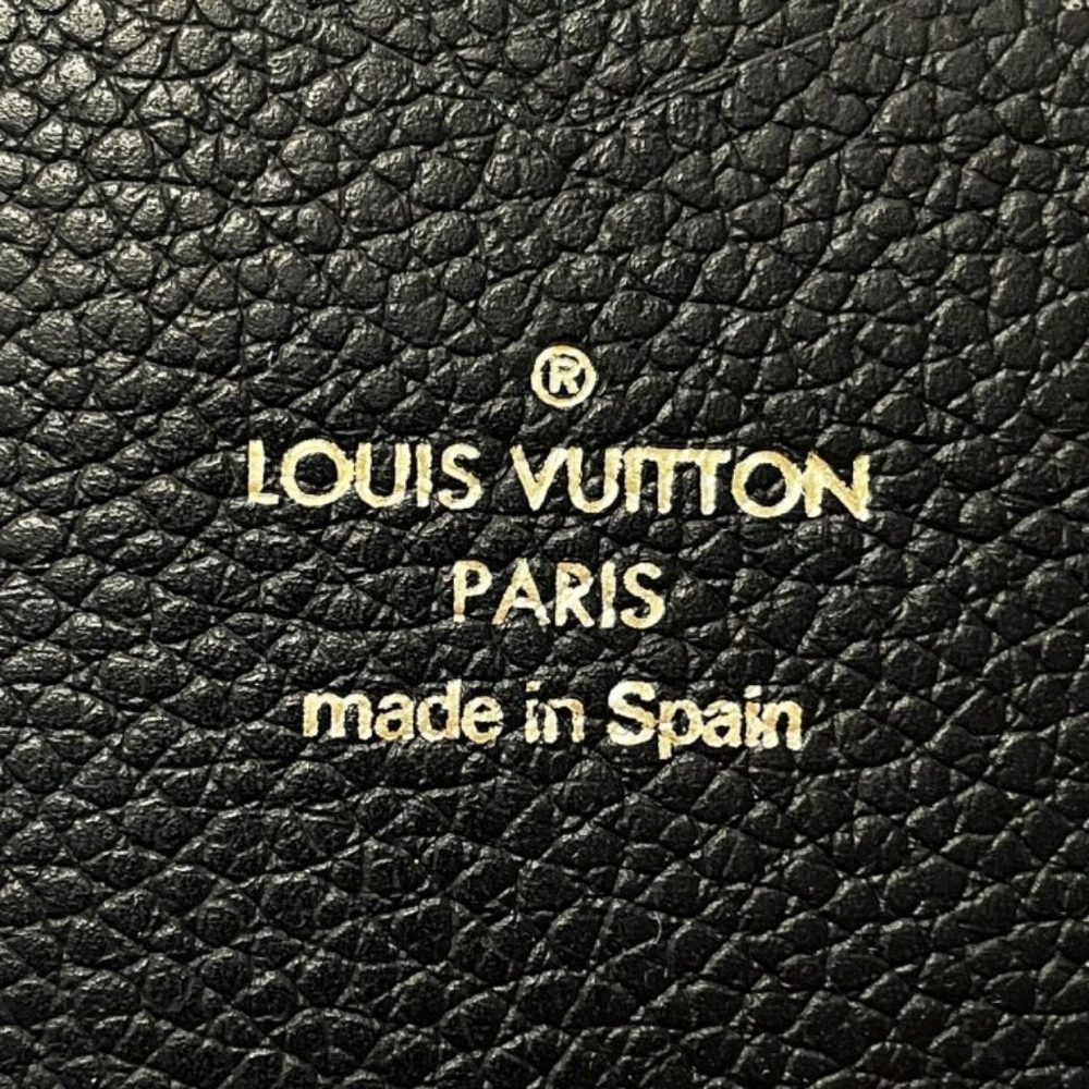 Louis Vuitton Black Leather Mono Folio Case Fits Most I Phones - Picture 5 of 9